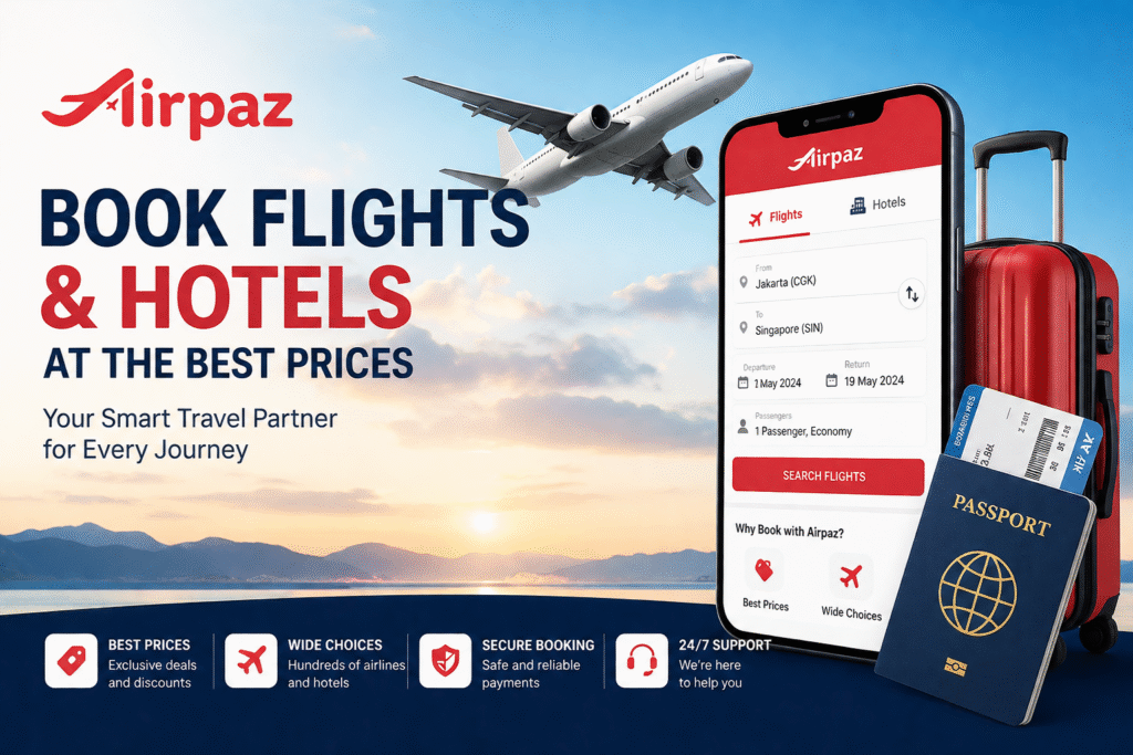 Airpaz : Book Cheap Flights & Hotels at the Best Prices